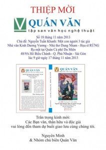 THIỆP MỜI QUÁN VĂN 18