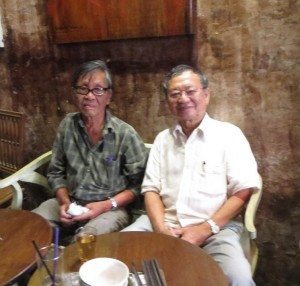 Gặp Trần Vấn Lệ ngày về, 22.3.2016. Đã hơn 60 năm, làm sao nhìn cho ra?