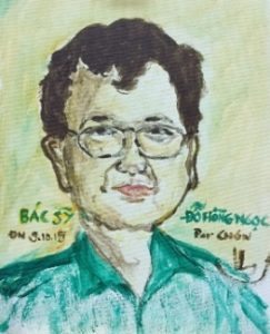 Đỗ Hồng Ngọc vẽ bởi Nguyễn Quang Chơn (2015)